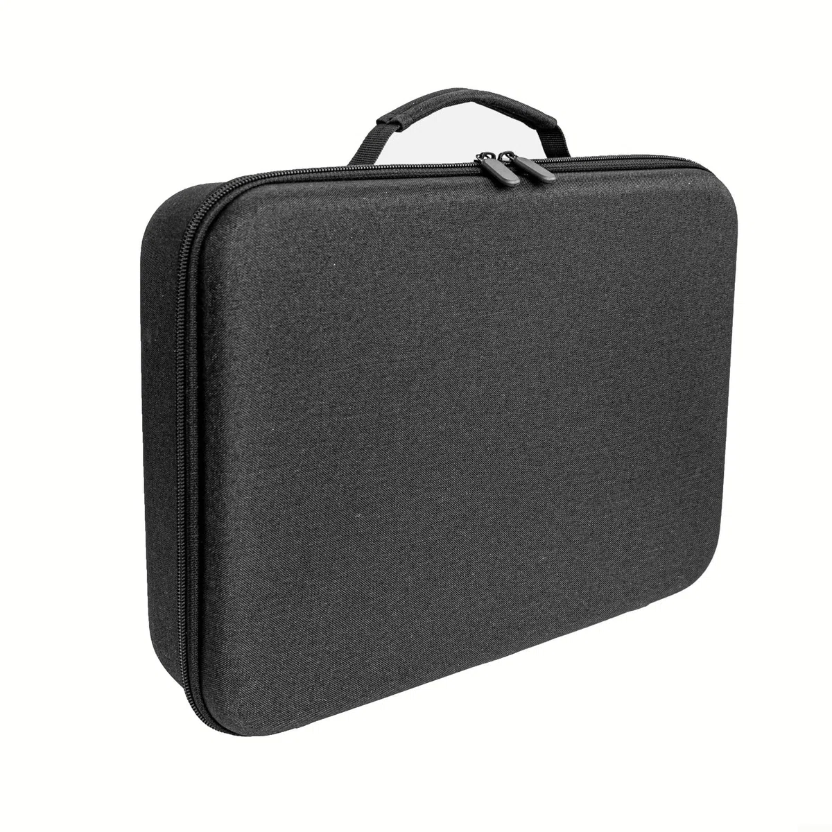 Aufbewahrungsbox für Ecovacs Mini/EVA für Winbot – stoßfester, tragbarer Griff mit hoher Kapazität und Netz-Organizer, 35 x 25,5 x 8,5 cm (schwarz)
