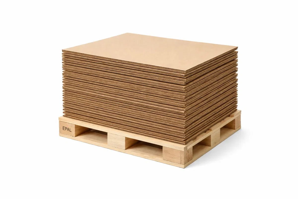Paletten-Wellpapp Zuschnitt Karton Braun 600 mm x 800 mm verschiedene Ausführungen (1-Welle, 50)