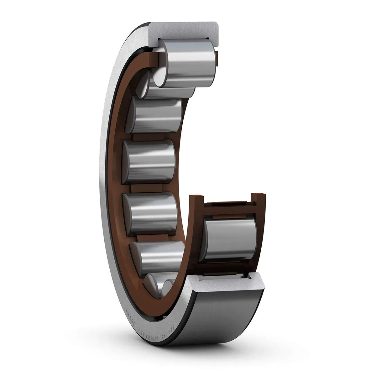 SKF RNU 308 ECP Radialrollenlager, Zylinderform, 52 ID, Stahl