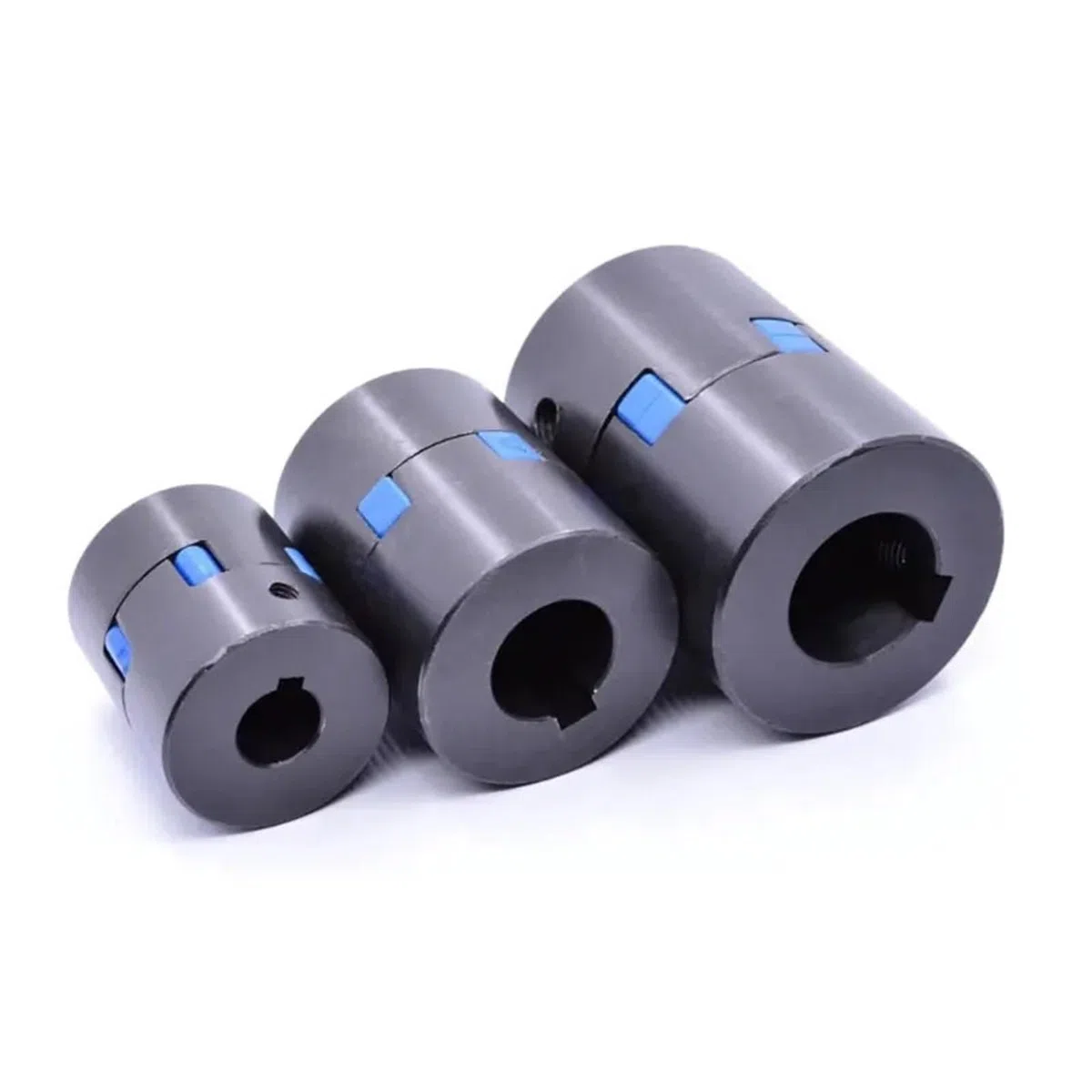L095 D 53,5 L67 Drei Backen Motor Welle Atapter Übergang Kupplung Plum Koppler Clamp for CNC Graveur Hohe Drehmoment Motor 1Pcs(16x30mm)