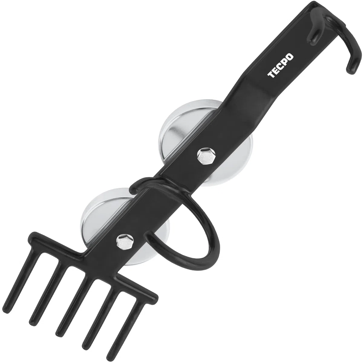 TECPO 300476 2x Druckluft-Werkzeug Halterung magnetisch Werkstattwagen und Hebebühnet Magnet Halter für Druckluftwerkzeuge Ratschenschrauber Steckschlüssel und Reifenfüller Tragkraft 15kg