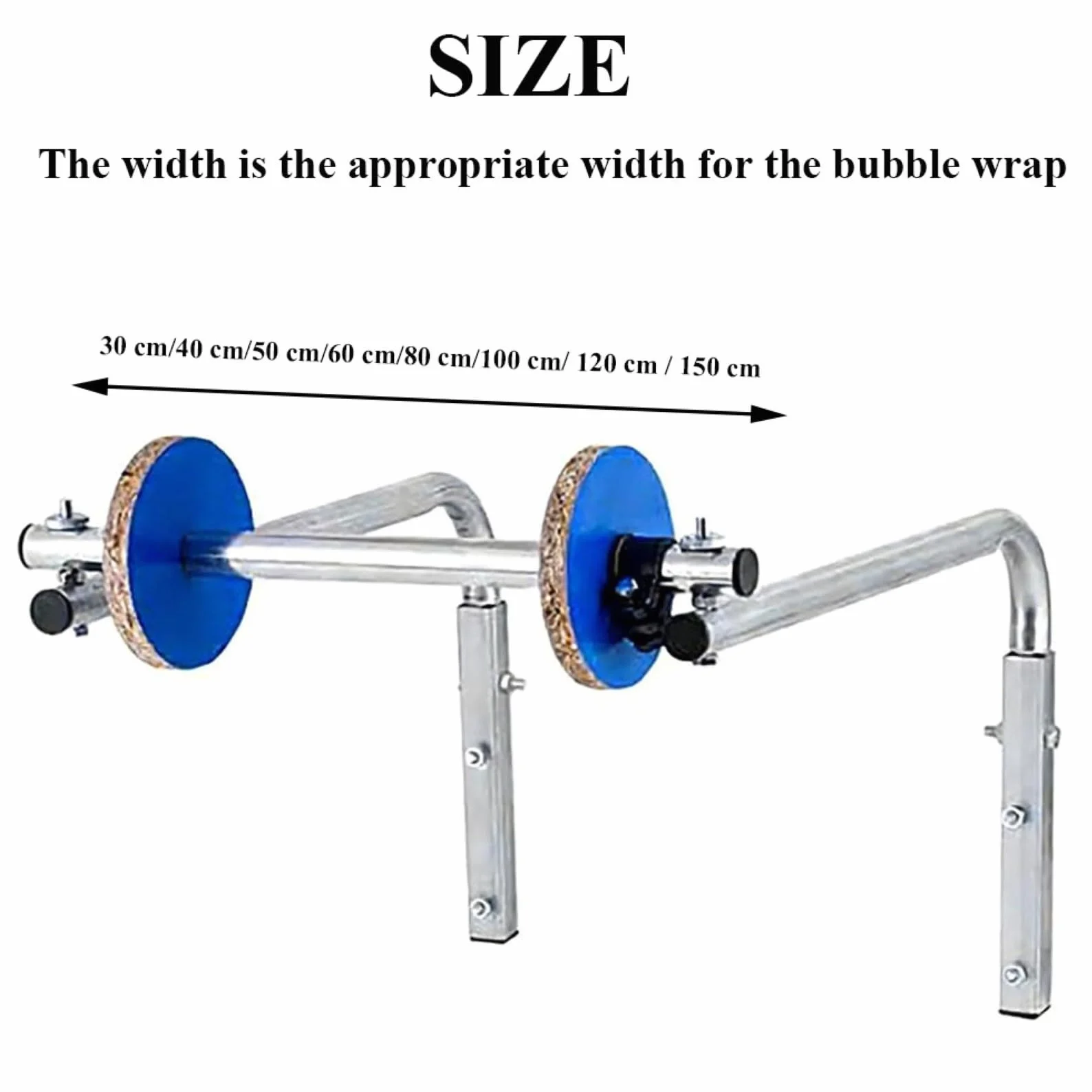 Luftpolsterfolienrollenspender, Wandmontage, manueller Verpackungsständer für Expressverpackungen, Umzugsbedarf, 50 cm