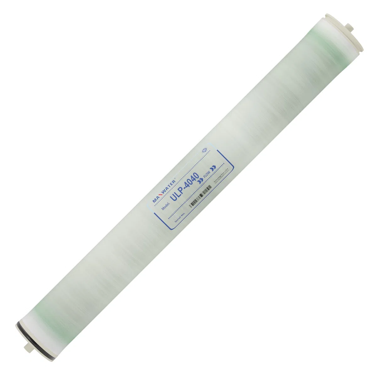 Max Water ULP-4040 Umkehrosmose, 10,2 x 101,6 cm, RO-Membran, 2600 GPD, ULP 4040 für Wasserreinigung, Entsalzung, Gewerbe, Industrie, Landwirtschaft, kompatibel mit Dow Filmtec AG4040FF, TW30-4040