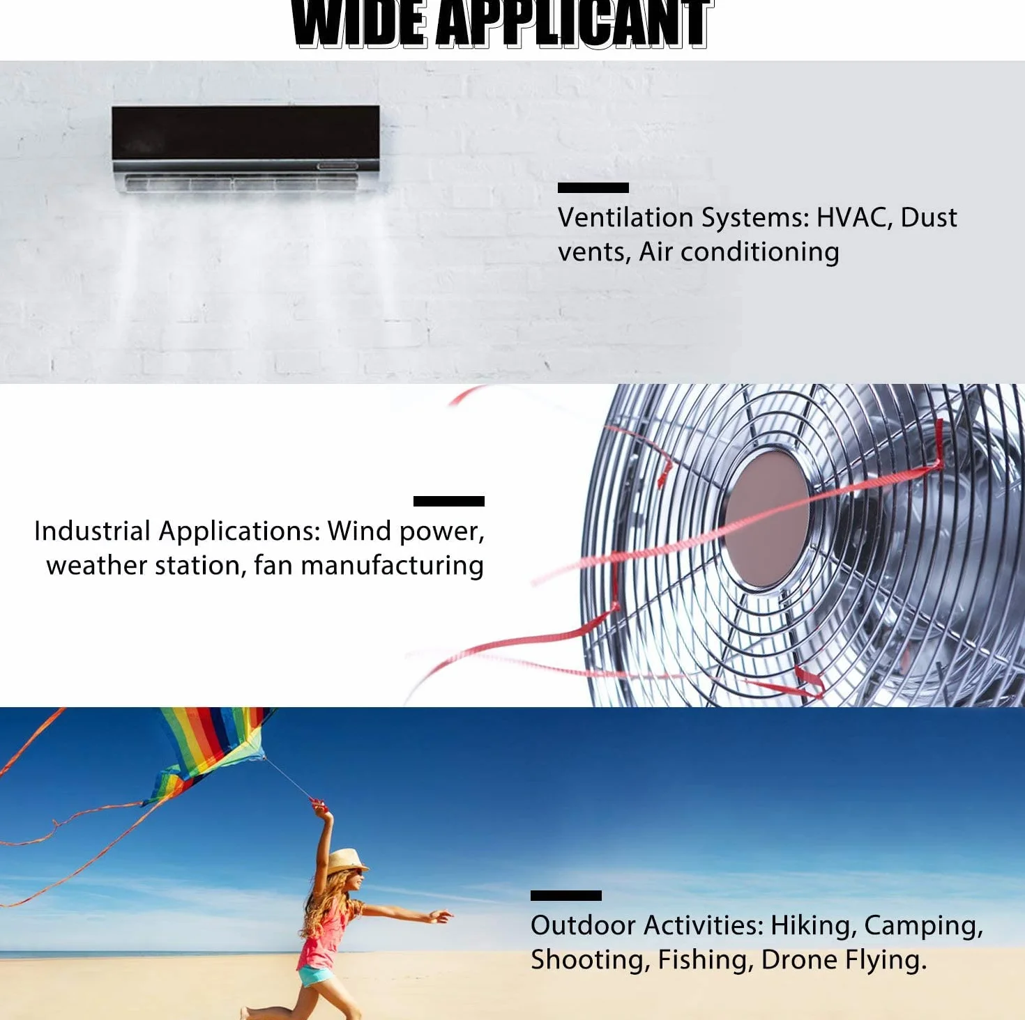 AIOMEST Bluetooth Anemometer Windmessgerät mit App, Portable Luftgeschwindigkeit Messgerät AI-100APP mit Data Logger, RLT-Anlage Windmesser Luftstrommessgerät Tragetasche