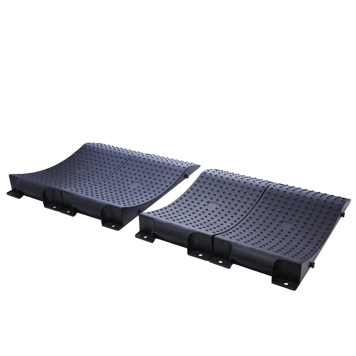Homeon Wheels Tire Saver Ramps Anti-Slip Pads Design| Car Tire Wheel Ramps for Flat Spot and Flat Tire Prevention| Tire Savers for Storage| Carrying Bag| Easy to Store 4 Pack (WH-300) Black