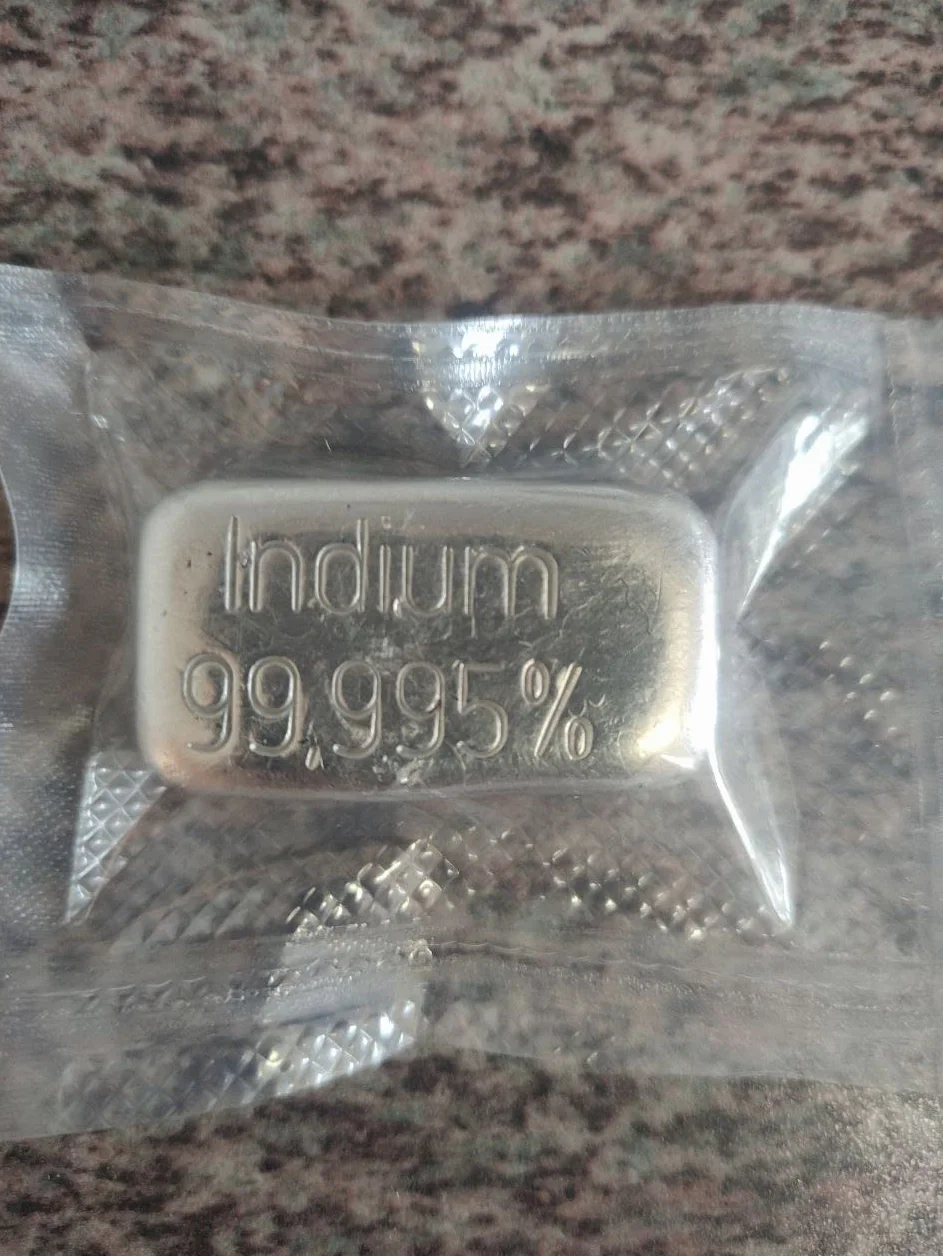 Indium 100g Barren hochreines Indium mind. 99,995% Reinheit