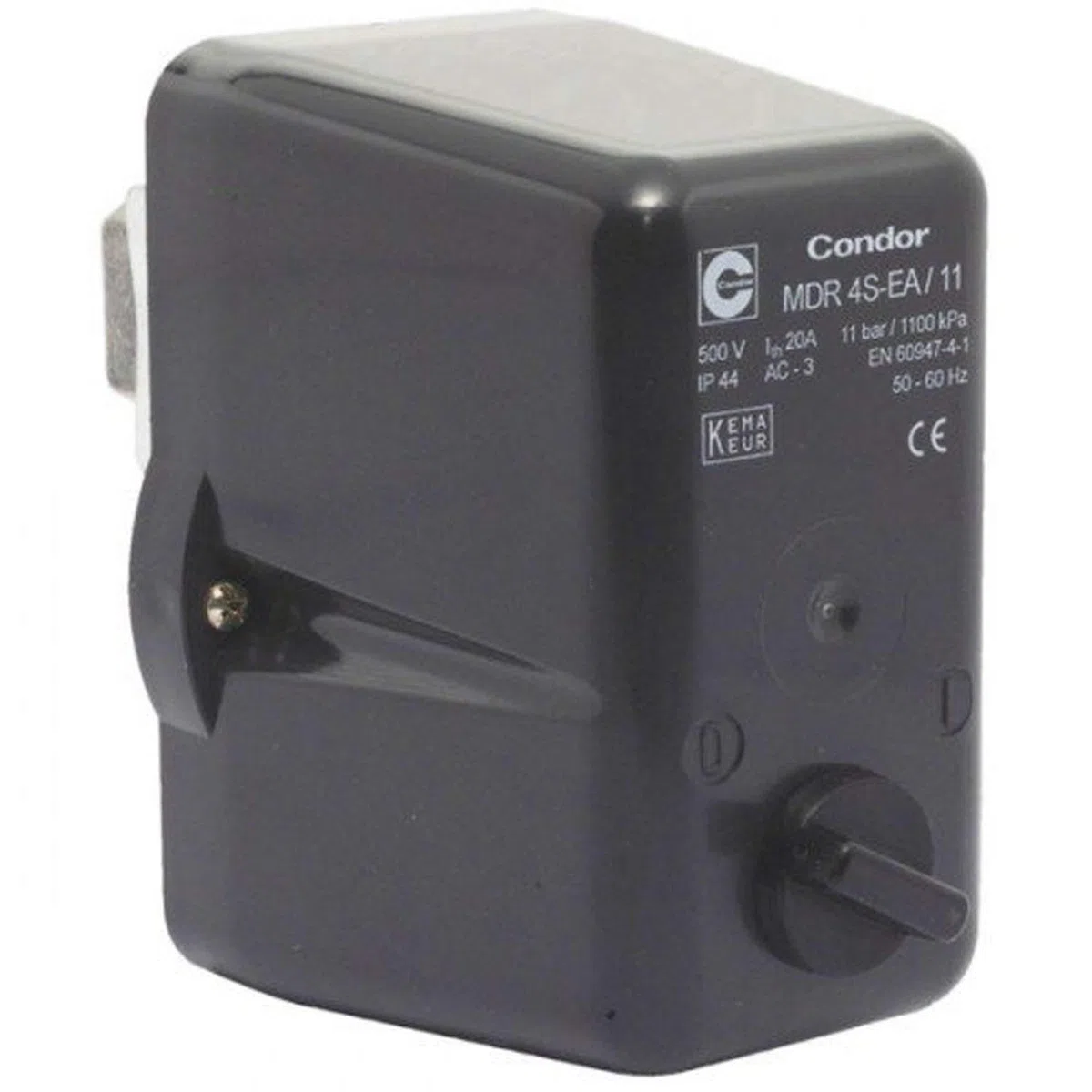 ELMAG Druckschalter CONDOR MDR 4/11 bar 400 Volt Grau Schwarz