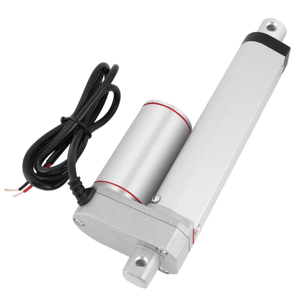 Linear Actuator 750N 24V 100mm Hochleistungs Linearmotor Elektromotor DIY mit 2 Halter und 4 Sicherungsstift