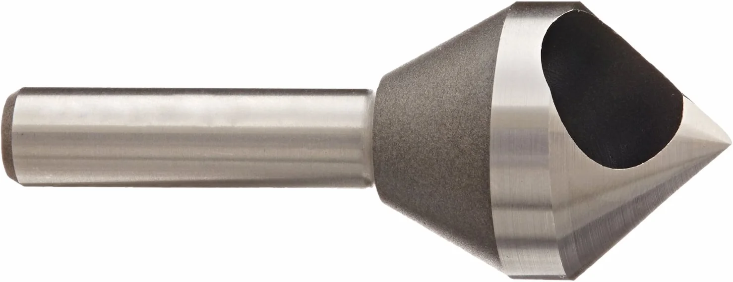 keo 53512 Kobalt-Stahl single-end Kegelsenker, unbeschichtet (hell) Finish, 82 Grad Spitzenwinkel, rund Shank, 5/40,6 cm Durchmesser Schaft, 1/5,1 cm Körper Durchmesser