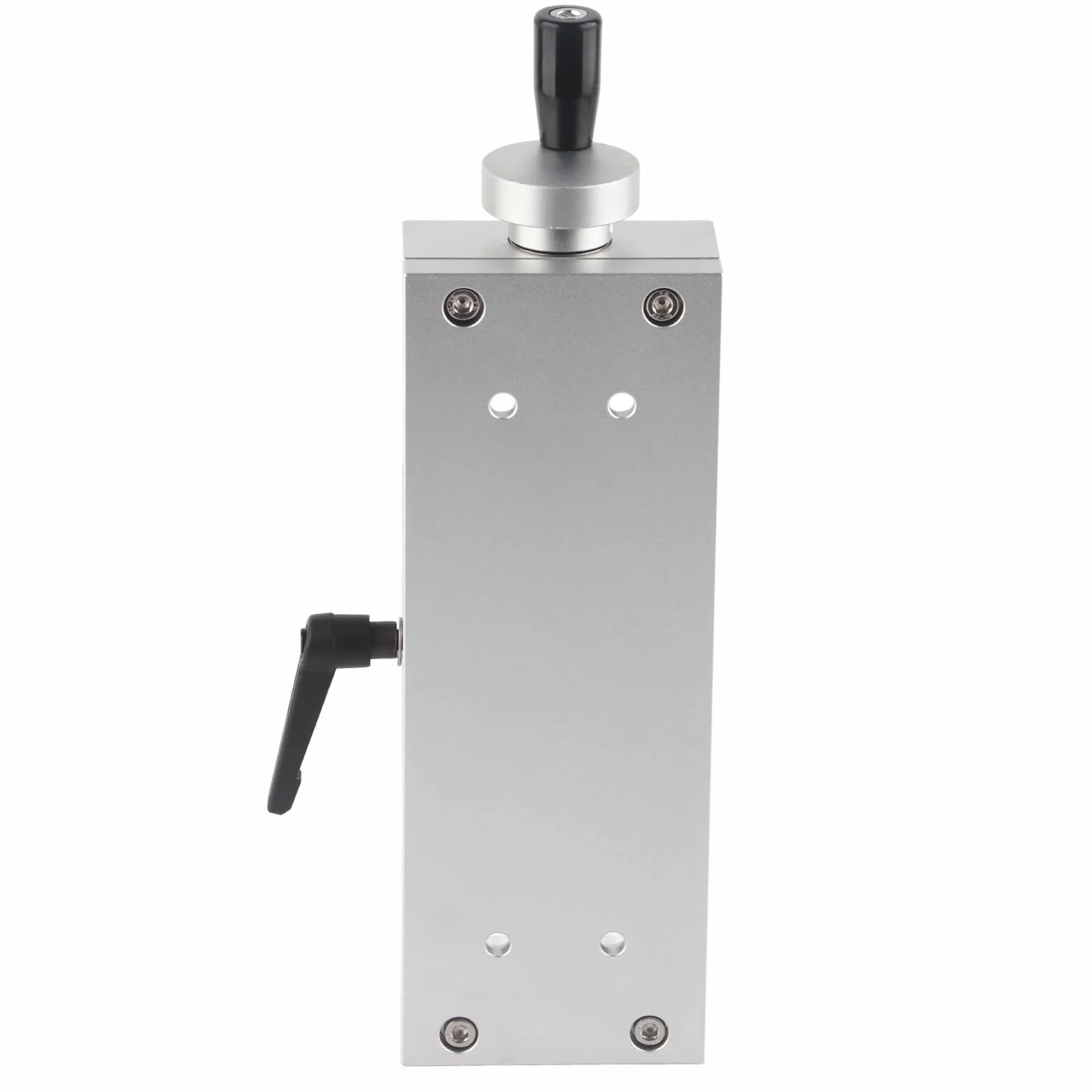Lineartisch Schiebetisch , 196N Tragfähigkeit Manueller Tisch Schiebetisch Aluminiumlegierung anodische Oxidation Oberflächenbehandlung für Produktionsmaschinen(Hub 100mm)