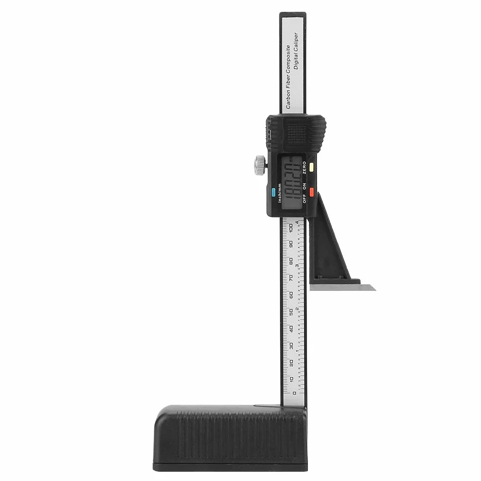 Fafeicy Digitaler Messschieber 150mm mit Tiefenmessung – Präzises Digitalmessgerät für Holzbearbeitung, Metallbearbeitung, Zimmerei, Schreinerei und Werkstatt (Schwarz)