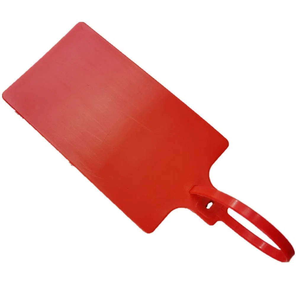 Kunststoffdichtungen 255 mm Gesamtlänge Paket mit 100 Stück rot
