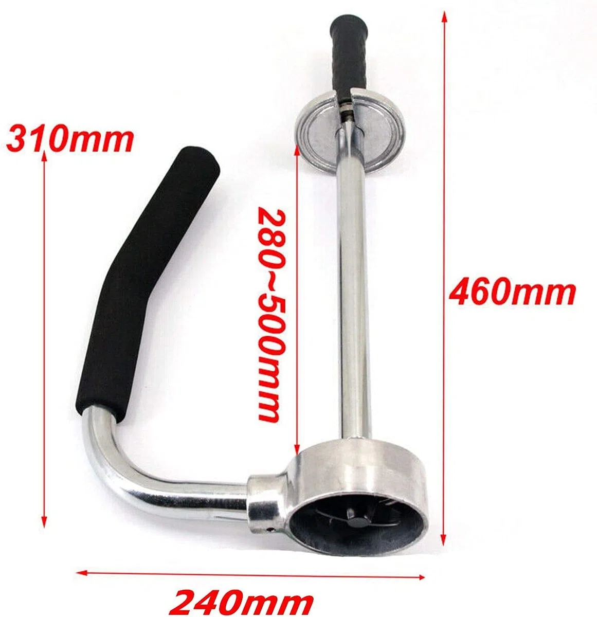 Beyondlife Stretchfolienspender Stretchfolien Abroller, Verpackungsspender Einstellbare Höhe von 12-20 Zoll, Paletten-Stretchfolien-Verpackungsmaschine Halter für Schrumpffolienspender