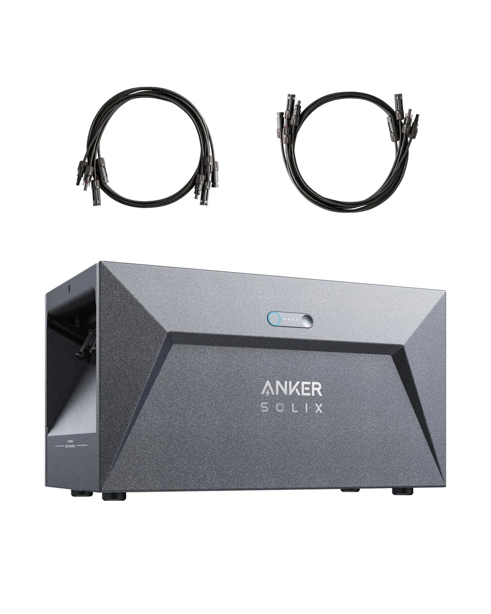 Anker SOLIX Solarbank E1600, 800W Balkonkraftwerk mit Speicher, 1,6kWh Akkukapazität, IP65, 6000 Ladezyklen, LFP Akku, Kompatibel mit 99% Aller Balkonkraftwerke, Installation in 5 Min. Plug&Play