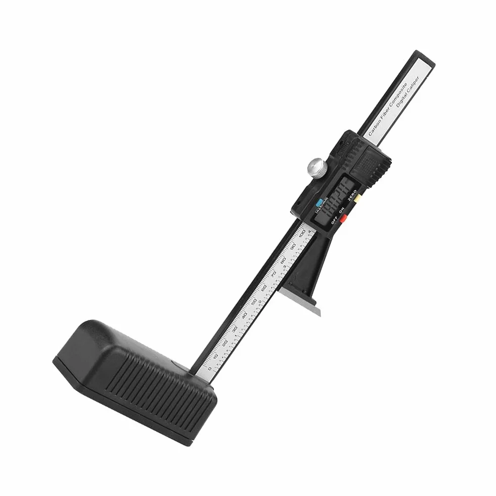 Fafeicy Digitaler Messschieber 150mm mit Tiefenmessung – Präzises Digitalmessgerät für Holzbearbeitung, Metallbearbeitung, Zimmerei, Schreinerei und Werkstatt (Schwarz)