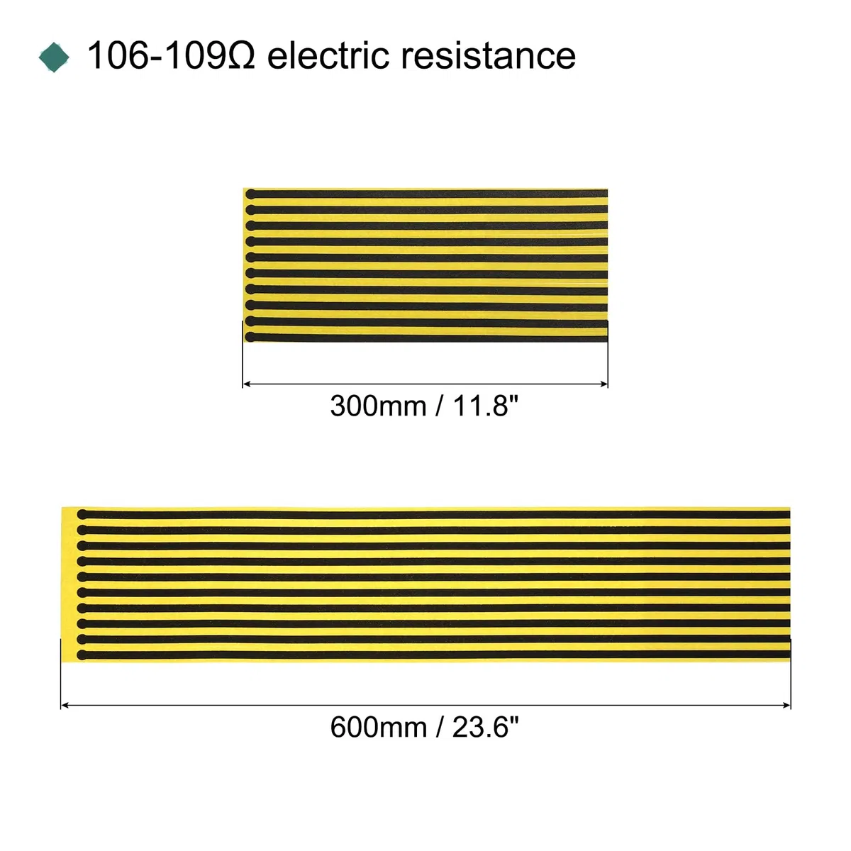 QUARKZMAN 100 Stück ESD Antistatische Fuß-Fersen-Bodenbänder 11,8/23,6 Zoll Einweg-Verstellbar zur Ableitung von statischer Elektrizität