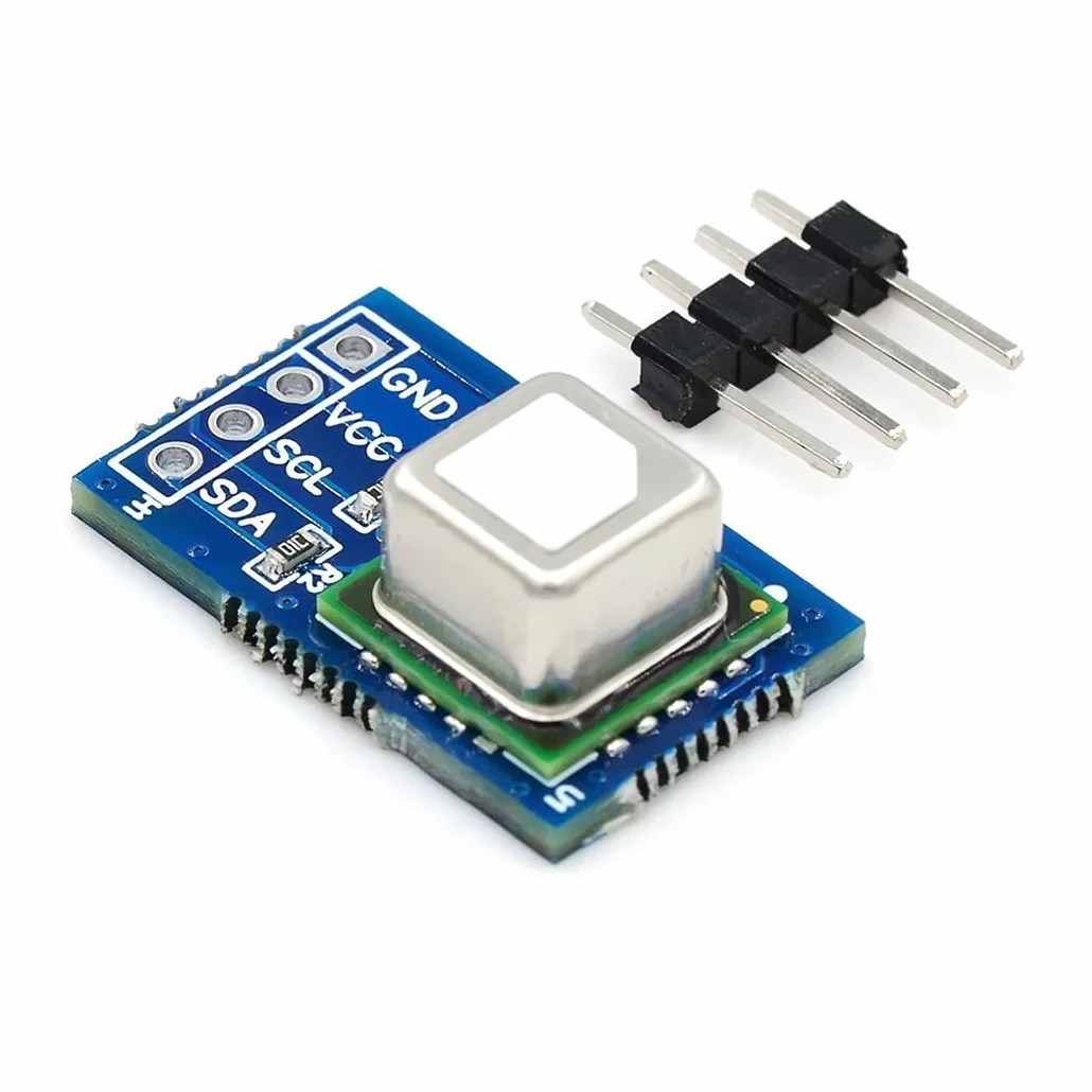 Hailege SCD41 CO2-Kohlendioxid-Gassensor Gaserkennungsmodul Temperatur Luftfeuchtigkeit Luftqualitätsüberwachungssensor I2C-Kommunikation 2,4-5,5 V