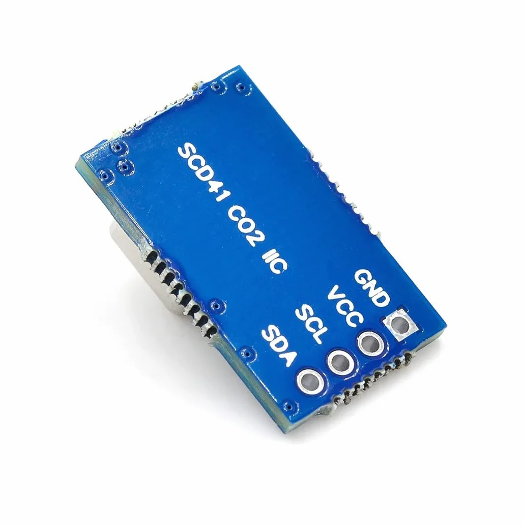 Hailege SCD41 CO2-Kohlendioxid-Gassensor Gaserkennungsmodul Temperatur Luftfeuchtigkeit Luftqualitätsüberwachungssensor I2C-Kommunikation 2,4-5,5 V