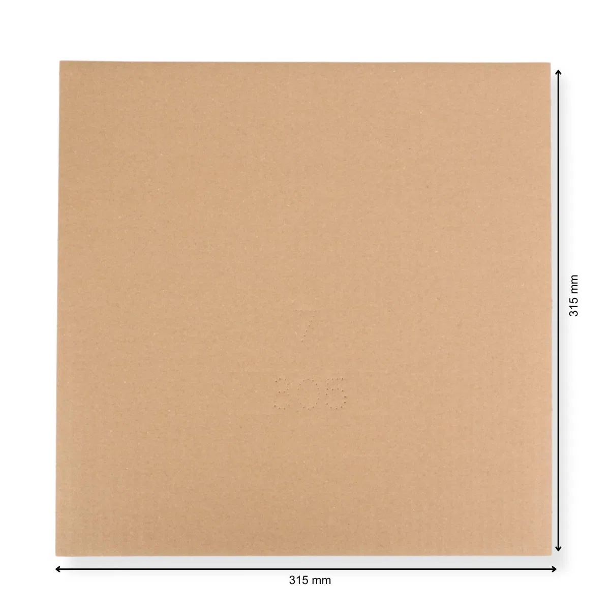 200 Stück LP Versandfüllplatten 315x315 mm Kartonzuschnitte Wellpappenzuschnitte
