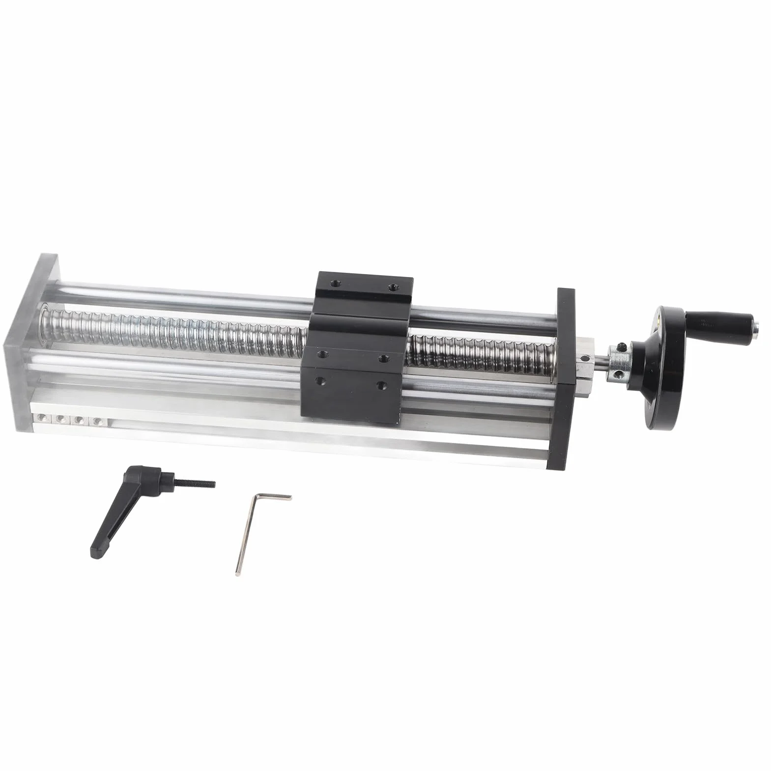 Schiebe-Lineartisch 2-Achsen-Kugel-Manueller Schiebetisch Präzise Führungsplattform 200 Mm Hub mit Linearlagern(EBX1605)