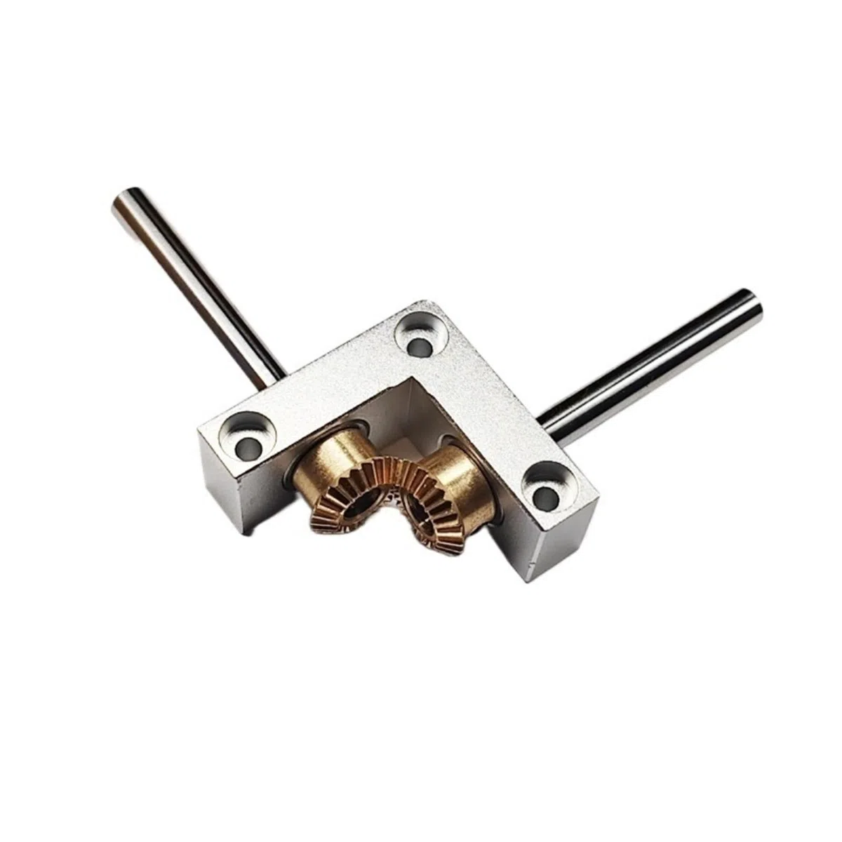 Winkelgetriebe 90-Grad-Mikro-Lenkgetriebe, rechtwinkliger Kommutator, 1:1-Getriebe, Kegelrad, 4 mm, 5 mm Welle, DIY, statische Änderung Getriebelenkung(5mm to 5mm shaft)
