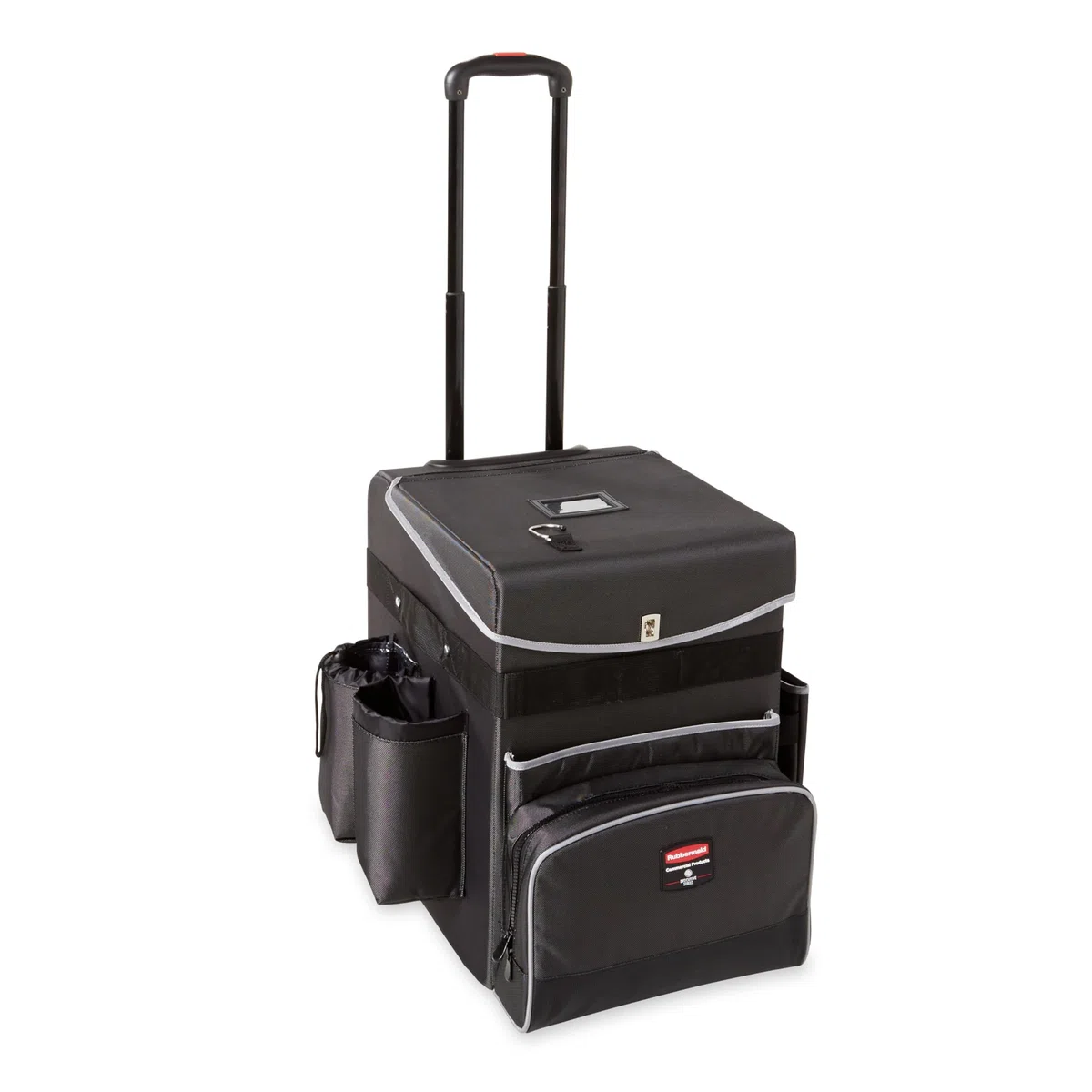 Rubbermaid Commercial Products Executive Quick Cart | Servicewagen zur Reinigung mit Rollen | Dunkelgrau, M