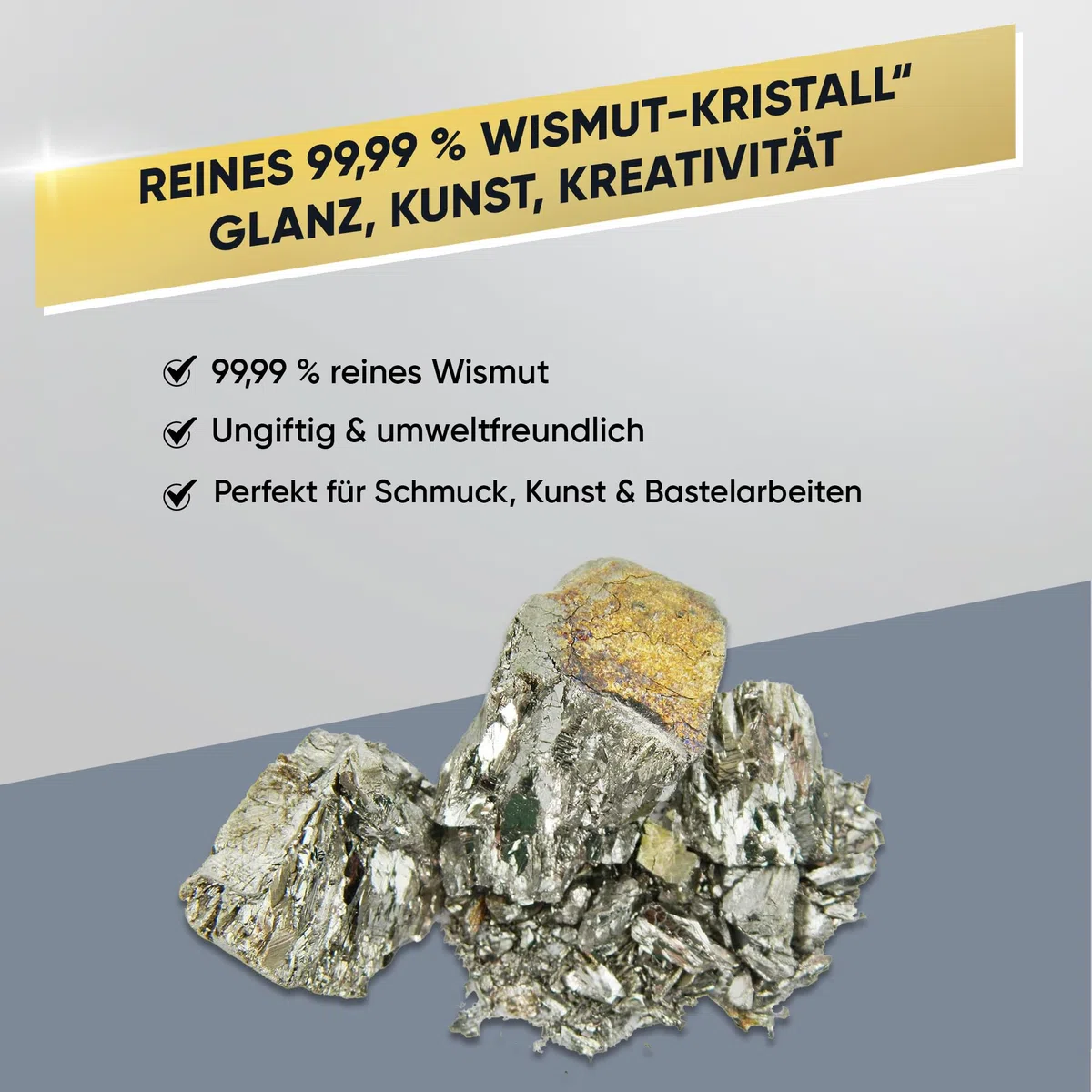 Prince August Reine Bismutkristalle, 500 g