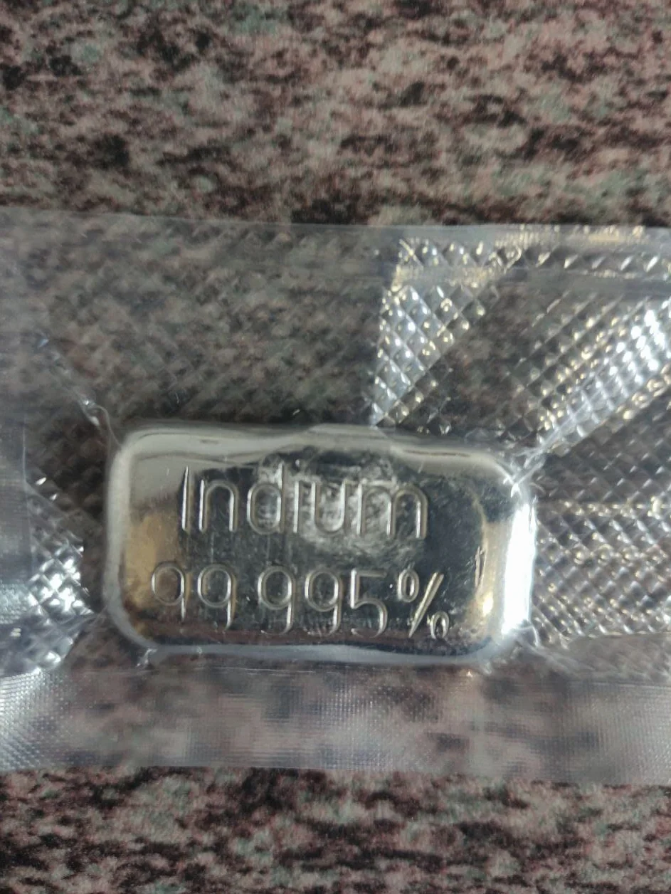 Indium 100g Barren hochreines Indium mind. 99,995% Reinheit