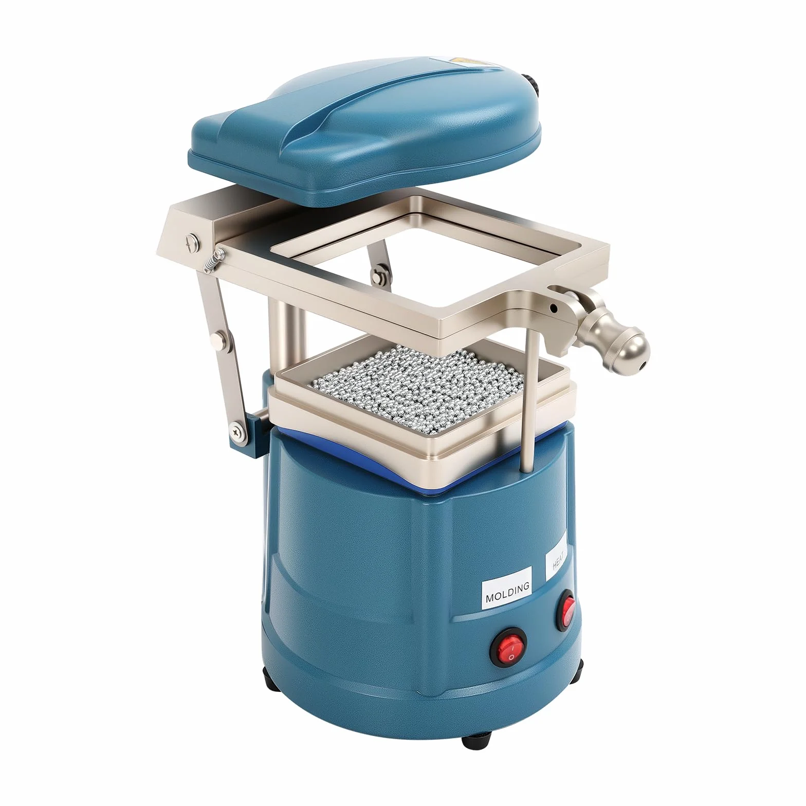 Dental Vakuum-Tiefziehgerät 1000W Thermoformer Labor Tiefziehfolien Aligner Schienen 220V