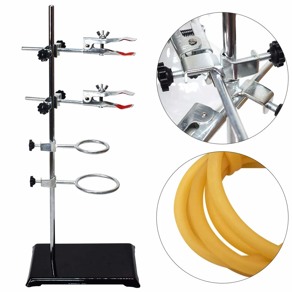 Professionelles 500 ml Chemieglas Dampfdestillationsgerät DIY ätherisches Öl Destillier-Kit Labor Glaswaren Kit mit verdicktem Flachmann Serpentin Kondensator