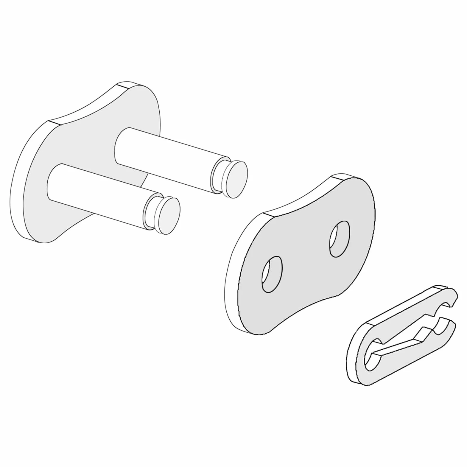 sourcing map 12B Metrisch Standard Rollenkette 5Ft Karbonstahl Ketten 3/4" Industrial Rollenkette Antrieb Kette für Motorrad Fahrrad Industrielle Maschinen -80 Verbindungen
