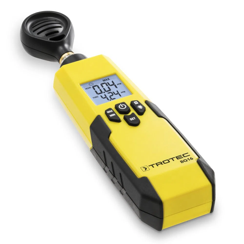 TROTEC BQ16 HCHO/TVOC-Messgerät Formaldehyd VOC-Konzentration Luftqualität