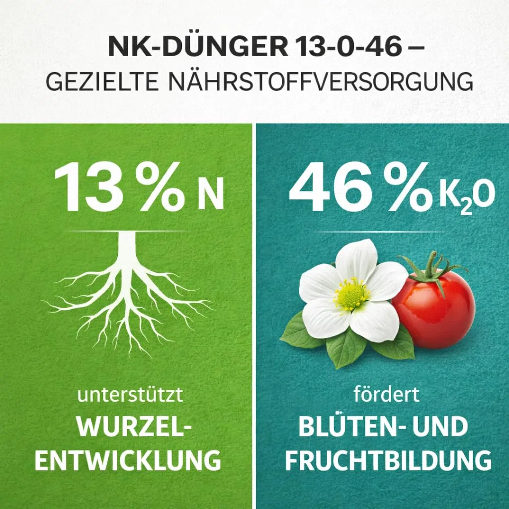 GiDeli Kaliumnitrat 10kg im Eimer - Ein Universaldünger, Ideal für Blumen, Obstpflanzen und Zierpflanzen - 1 kg Dünger Reicht für 60 m² - Pflanzendünger, der die Immunität und das Wachstum verbessert