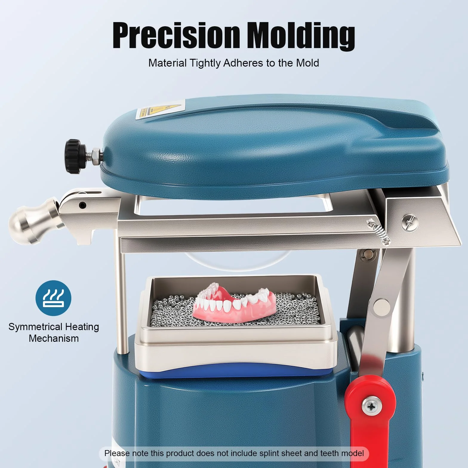 1000W Dental Vacuum Forming Machine mit Stahlkugeln Thermoforming Aluminiumlegierung