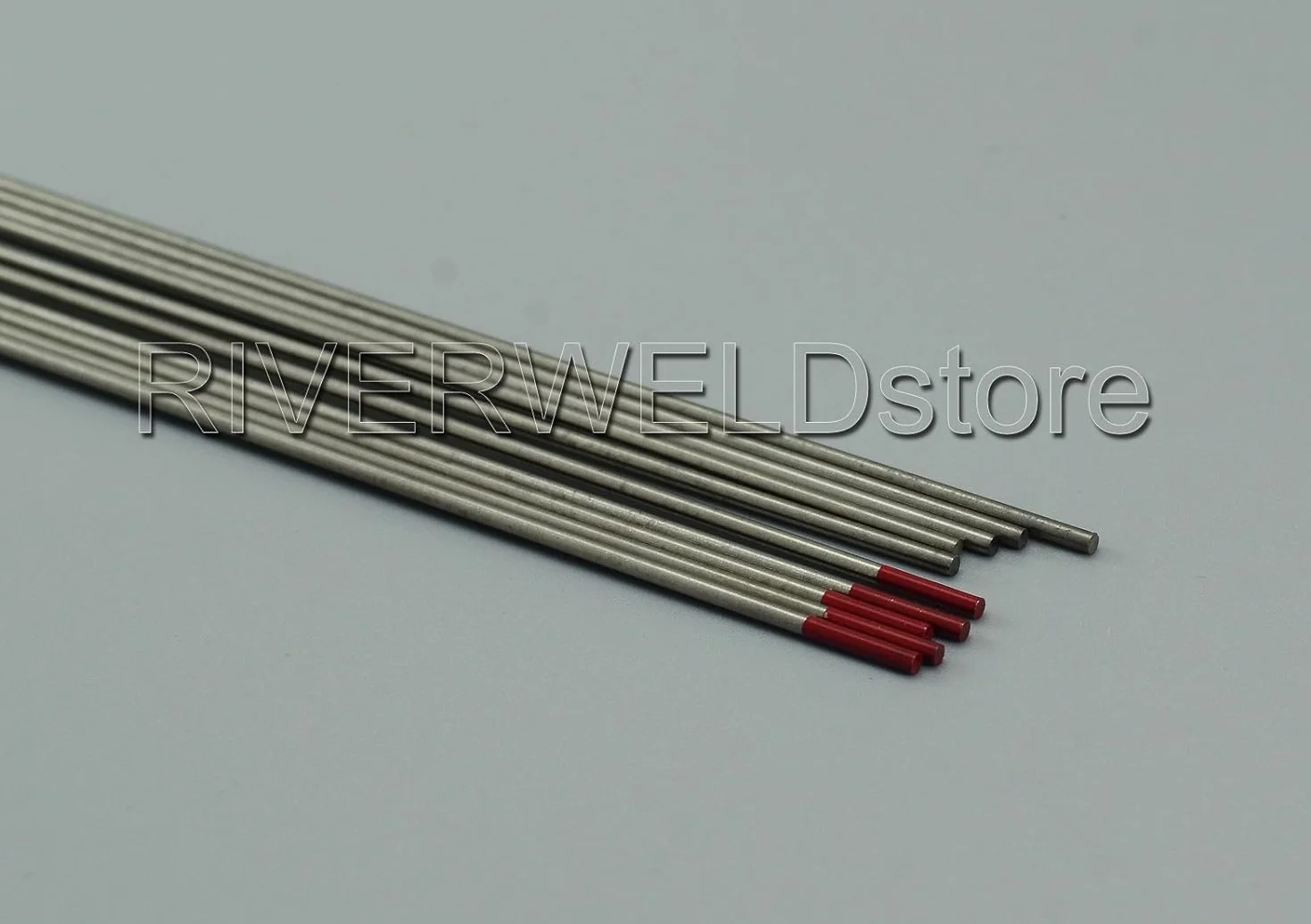 RIVERWELD TIG-Schweißung Wolframelektrode mit 2% Thoriumdotierung WT20 Rot Spitzen 1,6x150mm 10er Packung