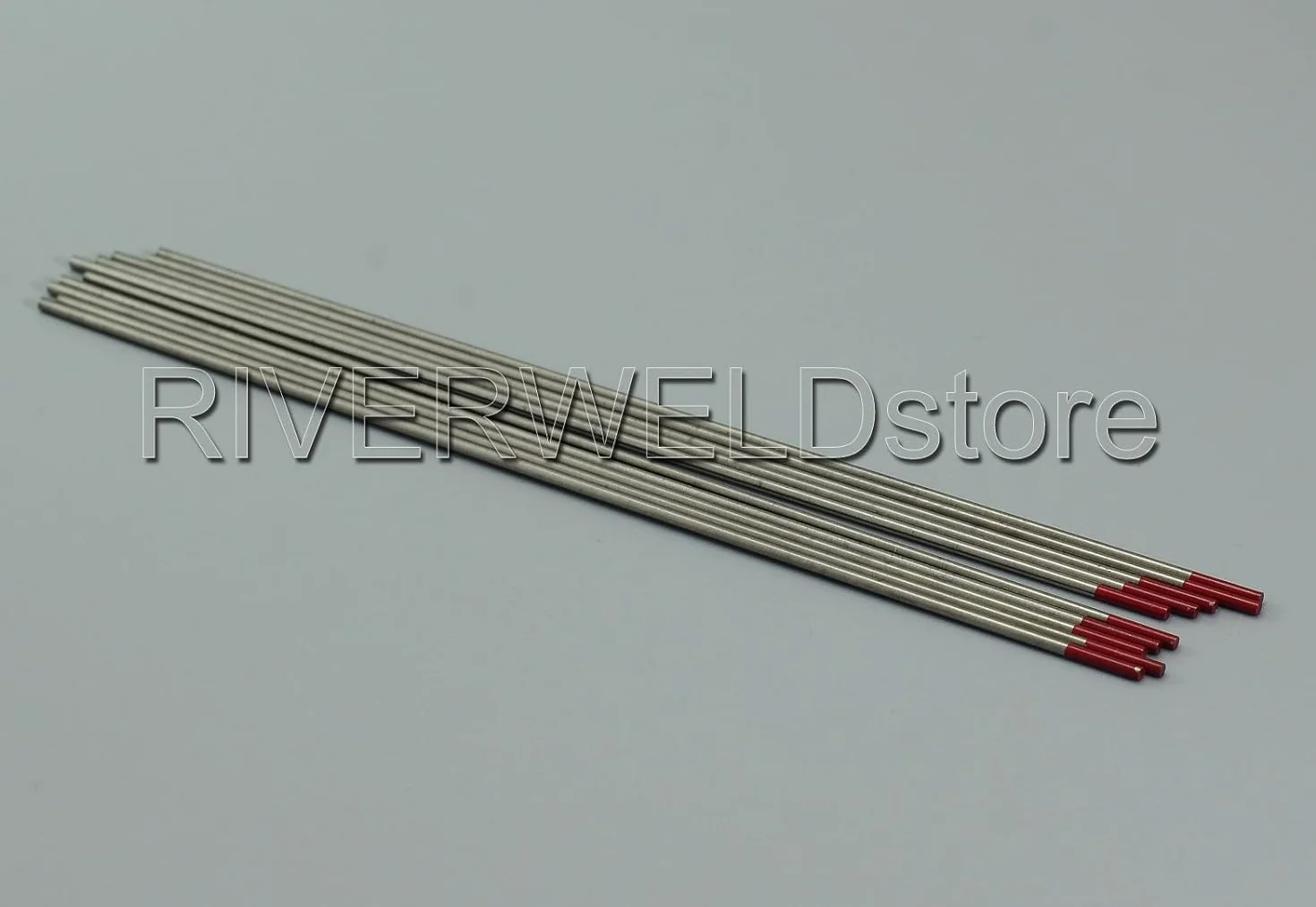 RIVERWELD TIG-Schweißung Wolframelektrode mit 2% Thoriumdotierung WT20 Rot Spitzen 1,6x150mm 10er Packung