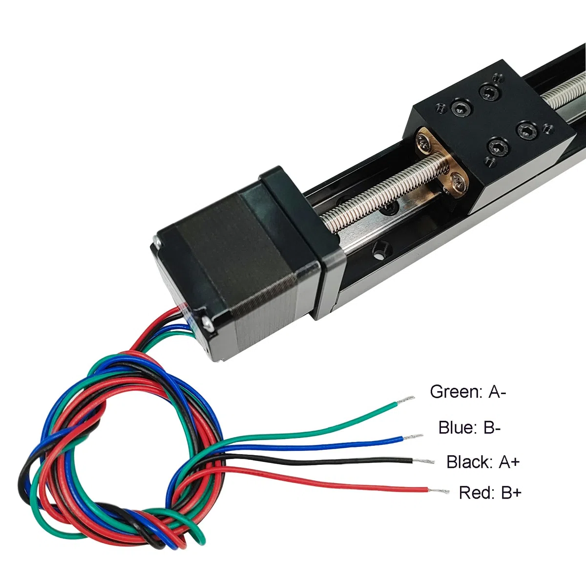 200mm effektive Verfahrlänge Mini Linear Rail Guide Gewindespindel T6x1 mit NEMA11 Schrittmotor für DIY CNC Router Teile X Y Z Linear Stage Actuator